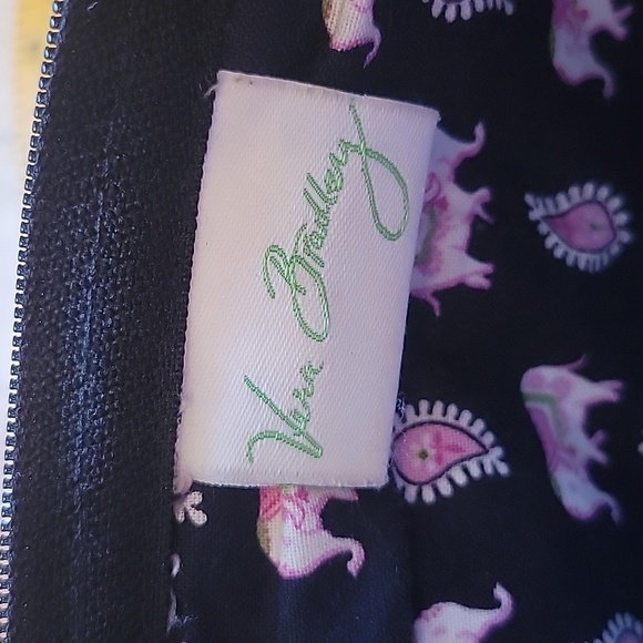 Vera Bradley bag with pink elephant print - Picture 6 of 8